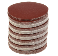 Круг абразивный шлифовальный на липучке Ø125 P180 (УПАКОВКА ПО 100ШТ)