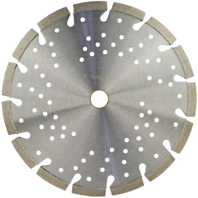 Алмазный диск по пенобетону 230*22.23*10*3.0мм перфорированный Strong СТД-12300230